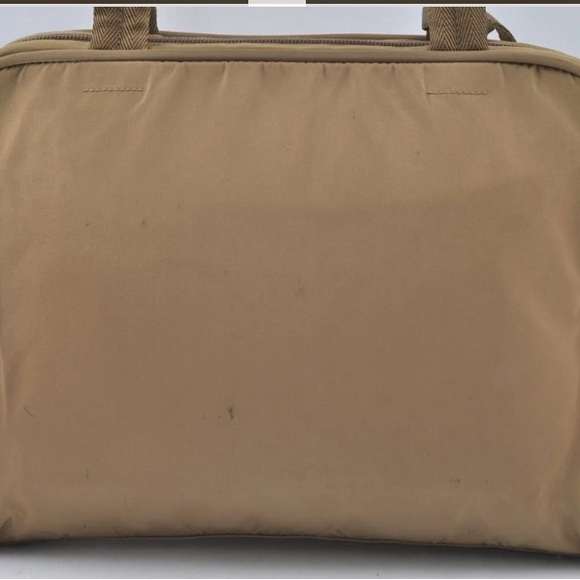 PRADA Vintage Nylon Tessuto Leather Shoulder Hand Bag Brown - Picture 3 of 14